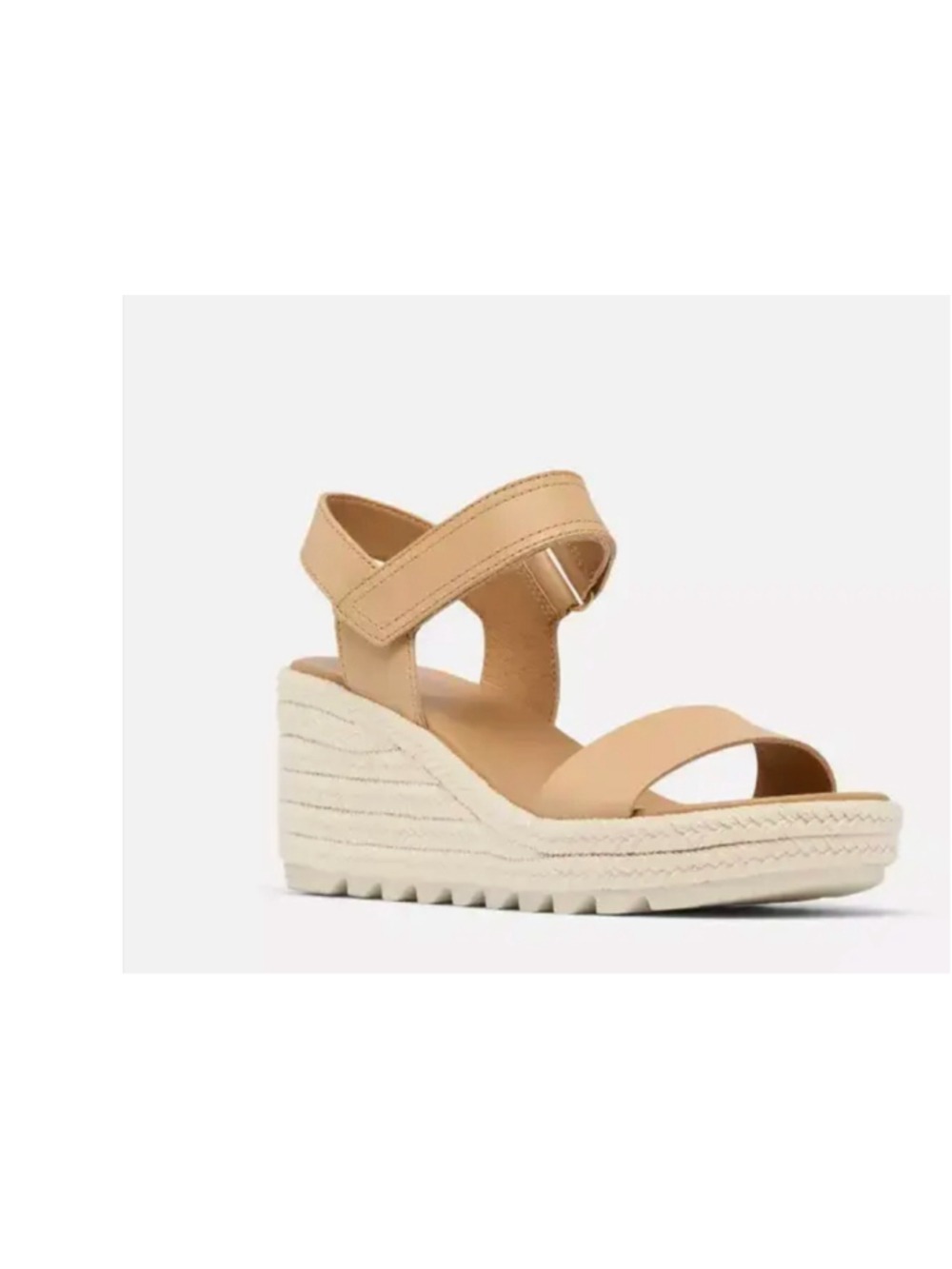 Sorel Cameron Wedge Cork Slingback Sandal Size 7 BEIGE - Picture 16 of 16